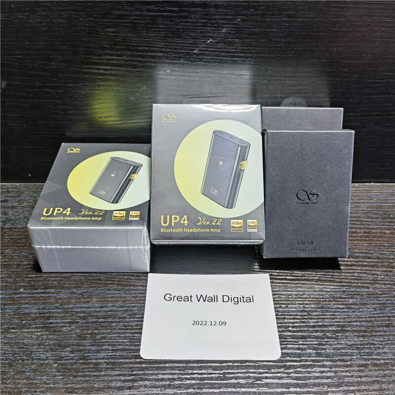 SHANLING UP4 2022 Vertion Protable Bluetooth 5.0 Headphone Amplifier single-ended enables dual DAC gain mode Headphone Amplifier