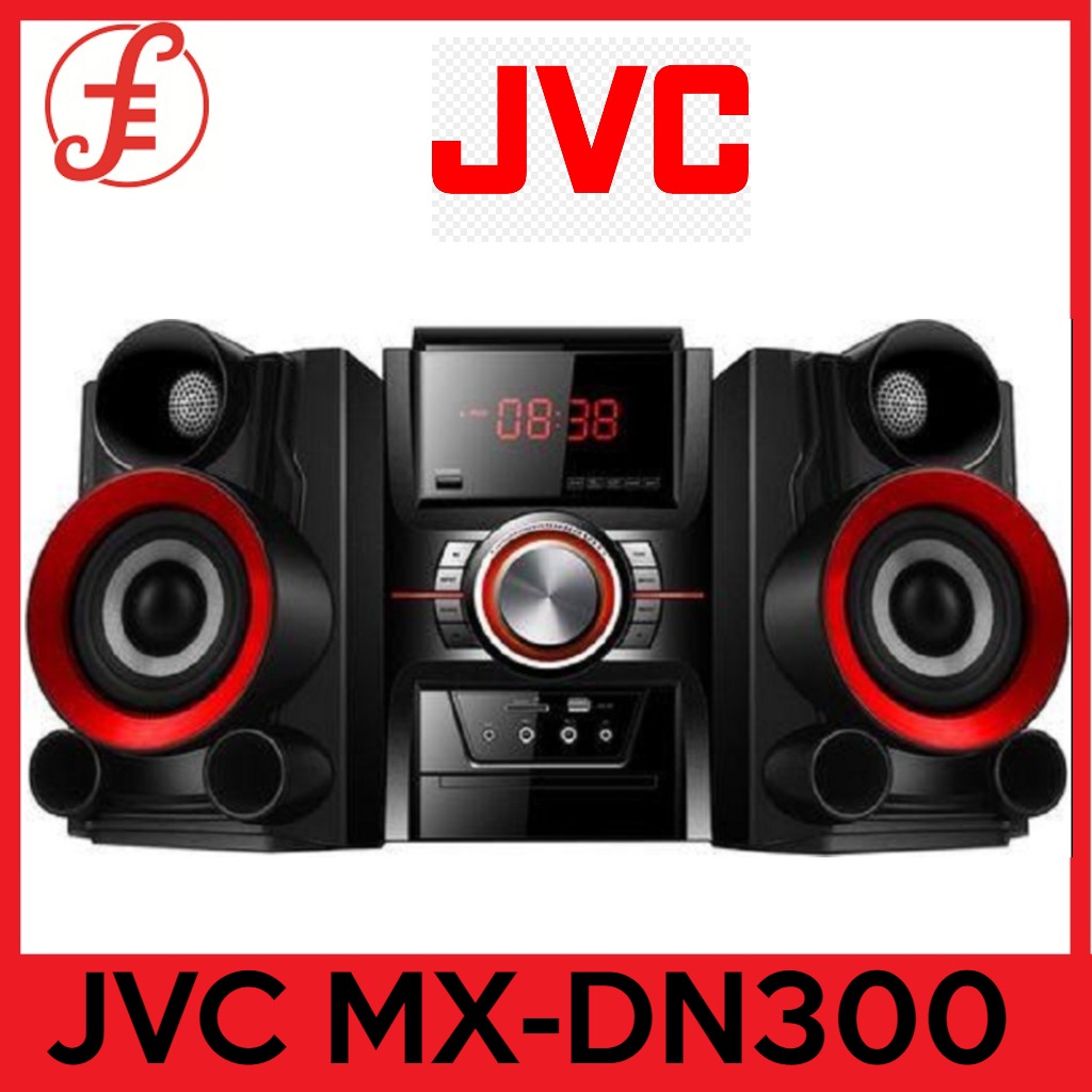 JVC MX-DN300 2.2 150 watt Mini DVD HI-FI System 150W WITH BLUETOOTH FREE SAMSUNG Y9 UNIVERSAL MOBILE EAR PHONE WITH MIC WHILE STOCKS LAST (DN300)