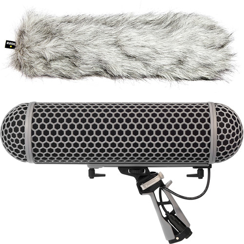 RODE Blimp WindShield and Shock Mount Suspension System for Shotgun Microphones