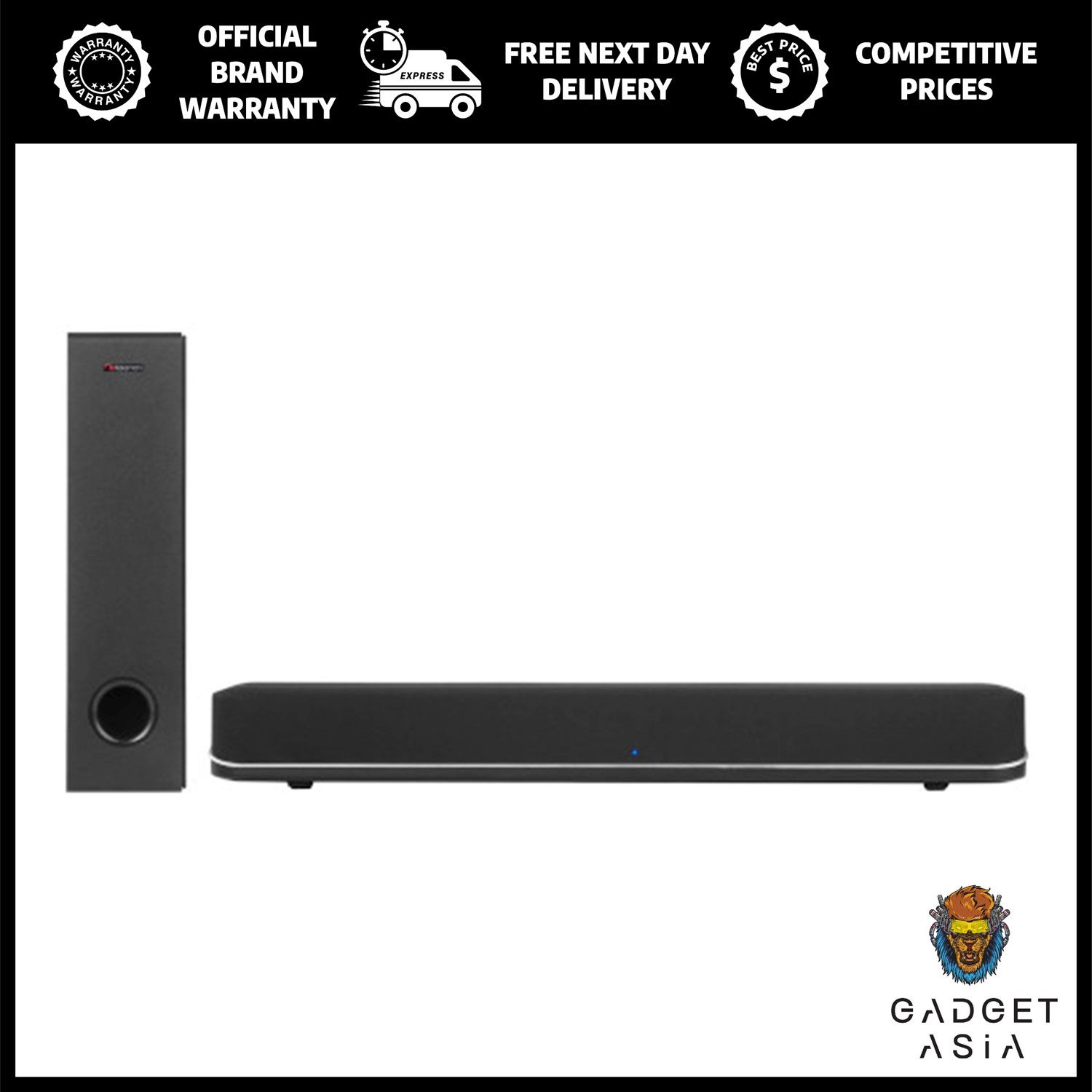 (NEXT DAY DELIVERY) Nakamichi SS-S7 SOUNDSTATION S7 With Wireless Subwoofer