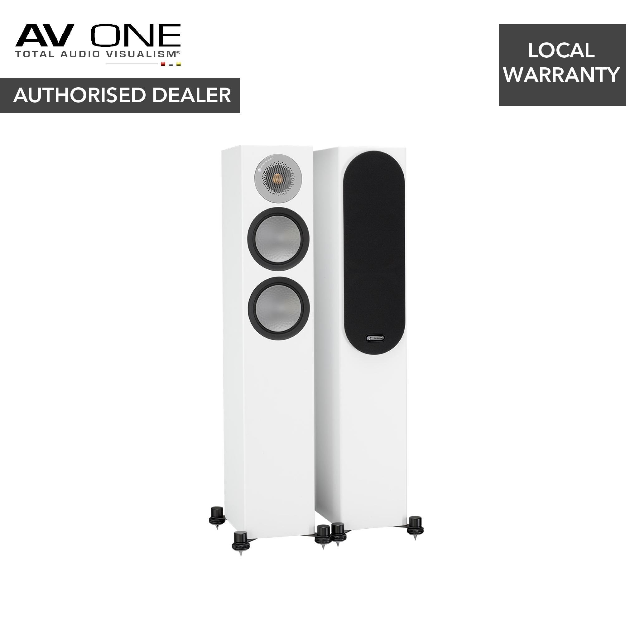 Monitor Audio Silver 200 (6G) Floorstanding Speakers - AV One Authorized Dealer/Official Product/Warranty