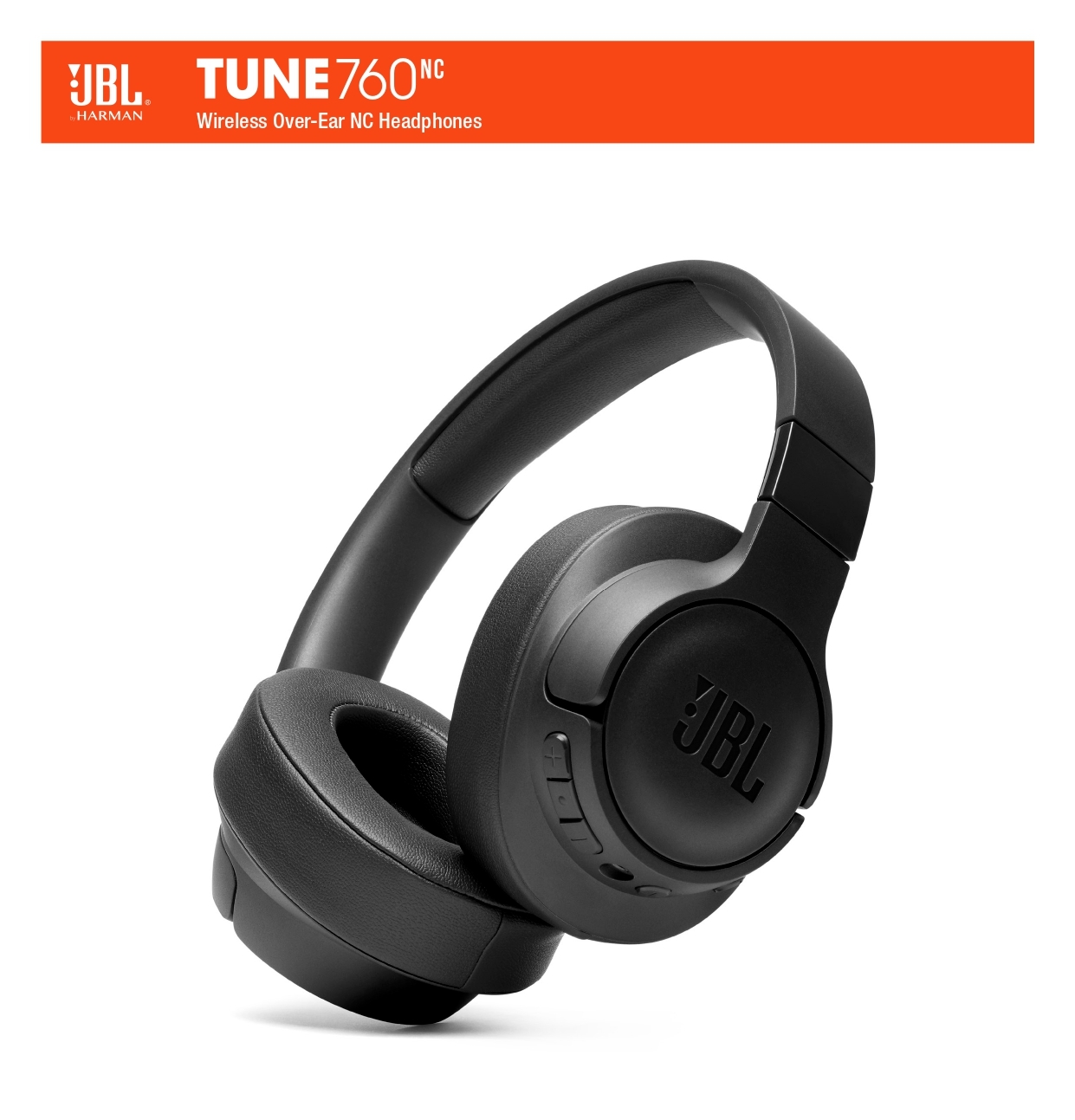 JBL Tune 760NC, Over Ear Active Noise Cancellation Headphones with Mic