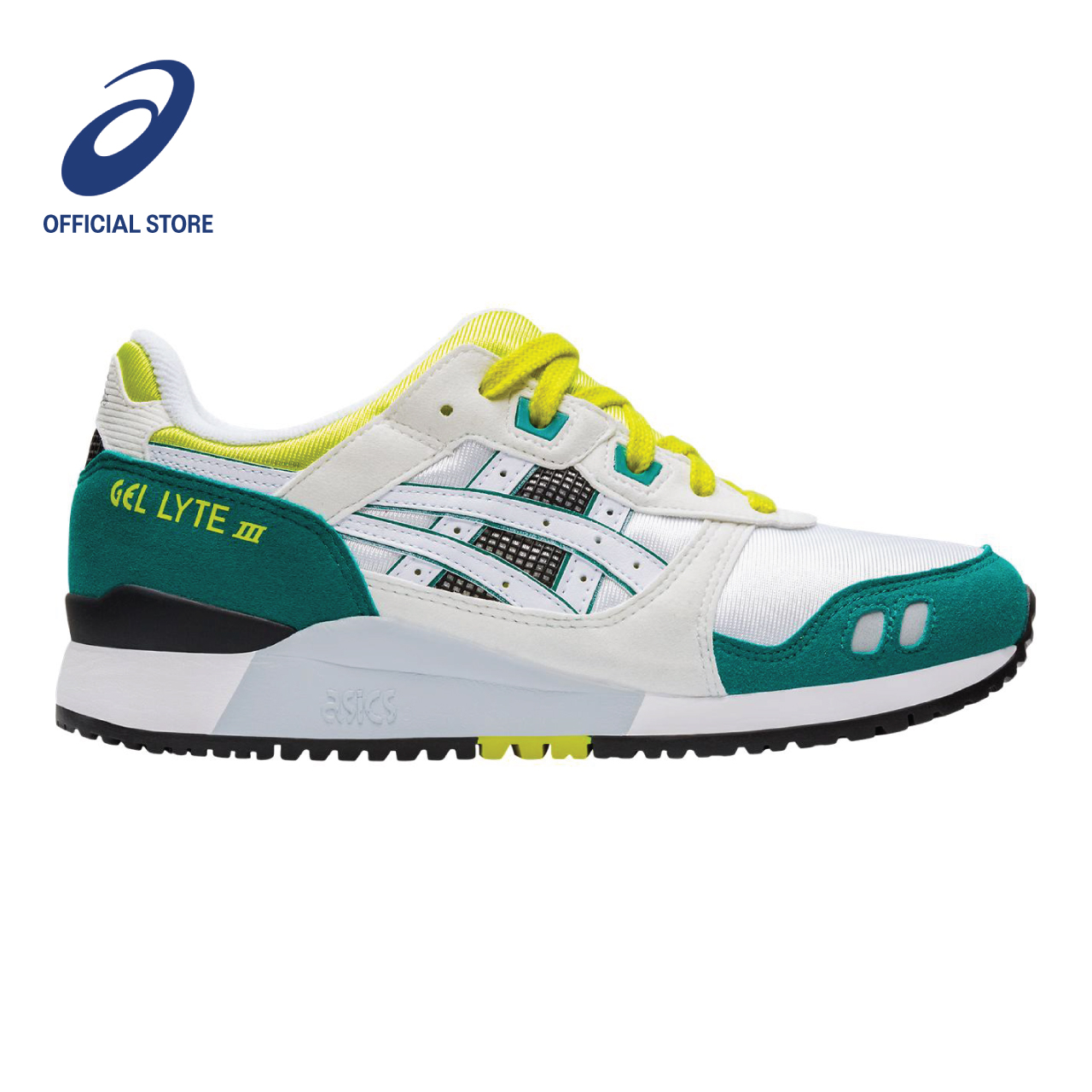 ASICS Women GEL-LYTE III OG Sportstyle Shoes in White/Yellow